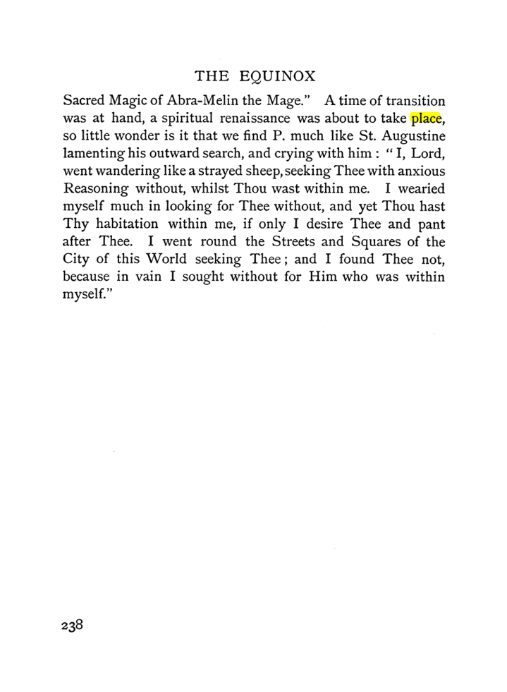 Original scan of The Equinox (Volume I, Number I), PDF page 246