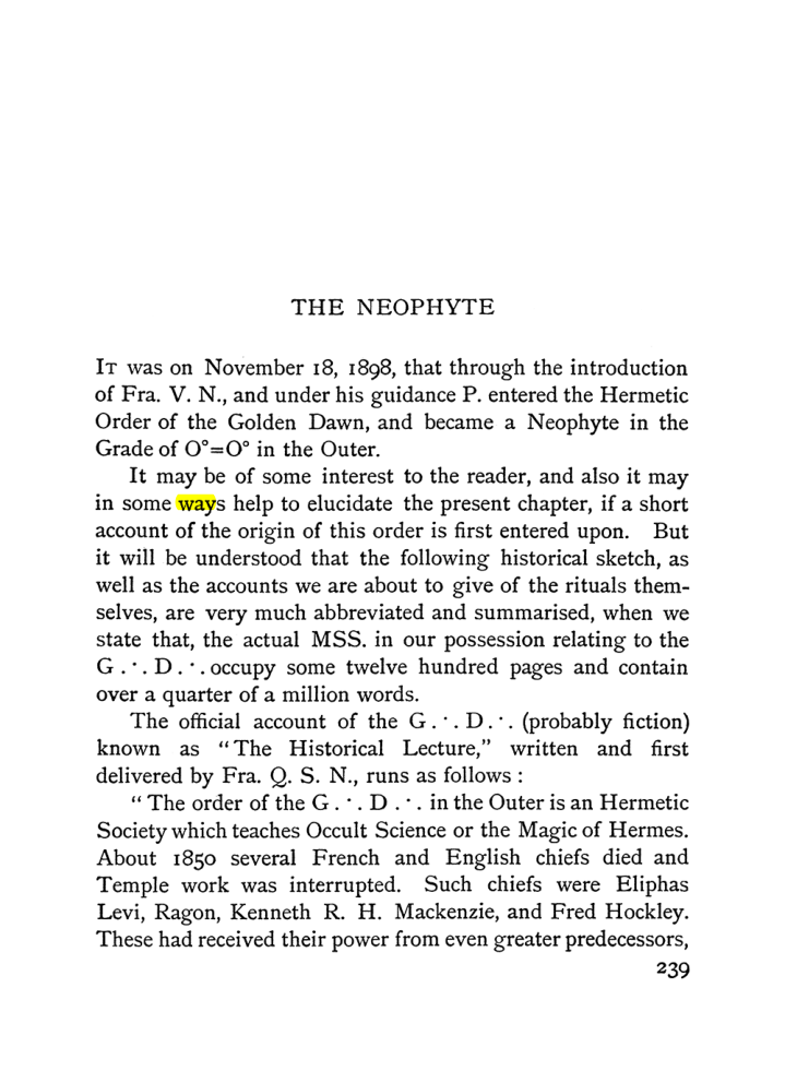 Original scan of The Equinox (Volume I, Number I), PDF page 247