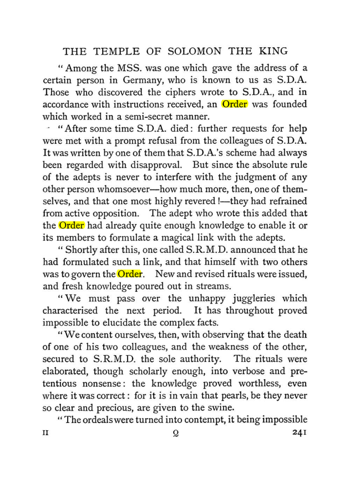 Original scan of The Equinox (Volume I, Number I), PDF page 249