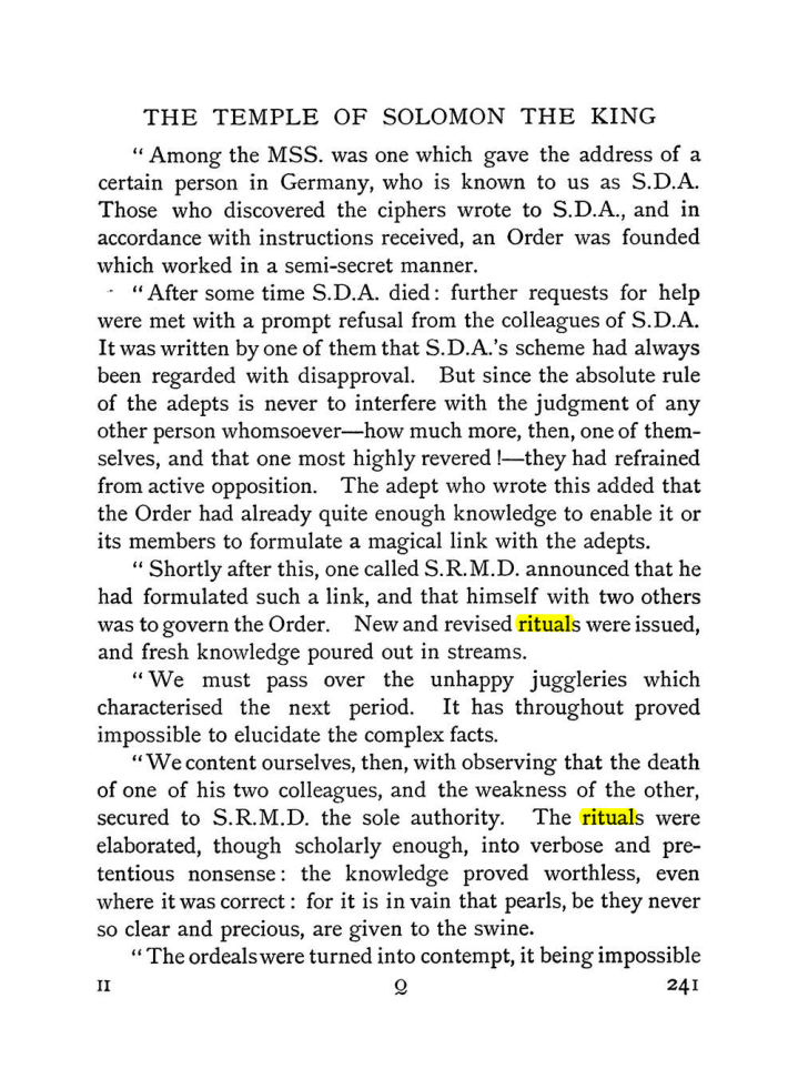 Original scan of The Equinox (Volume I, Number I), PDF page 249