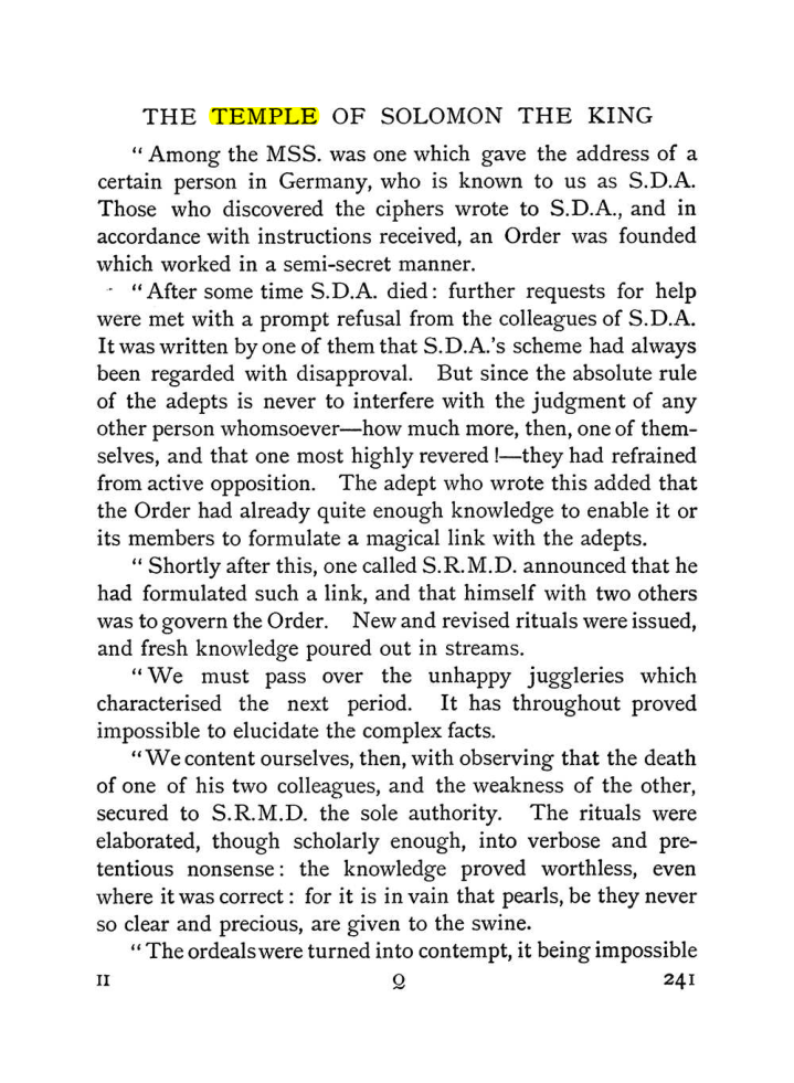Original scan of The Equinox (Volume I, Number I), PDF page 249