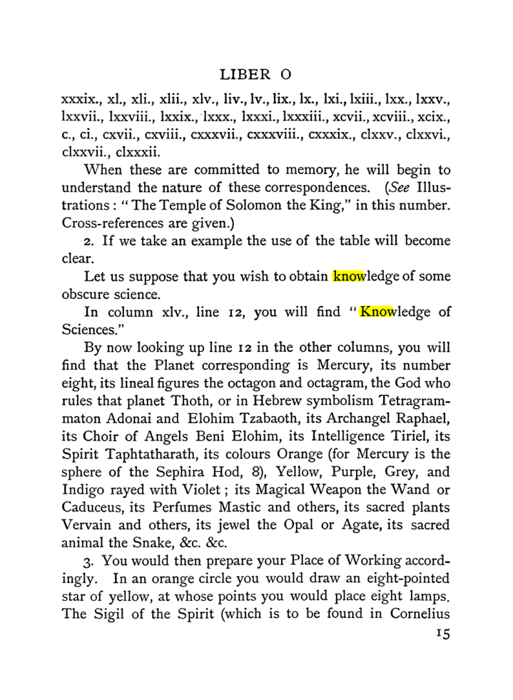 Original scan of The Equinox (Volume I, Number I), PDF page 25