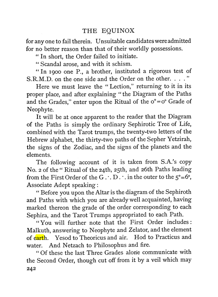 Original scan of The Equinox (Volume I, Number I), PDF page 250