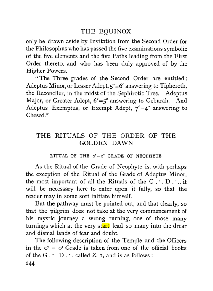 Original scan of The Equinox (Volume I, Number I), PDF page 252