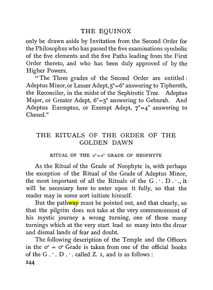 Original scan of The Equinox (Volume I, Number I), PDF page 252
