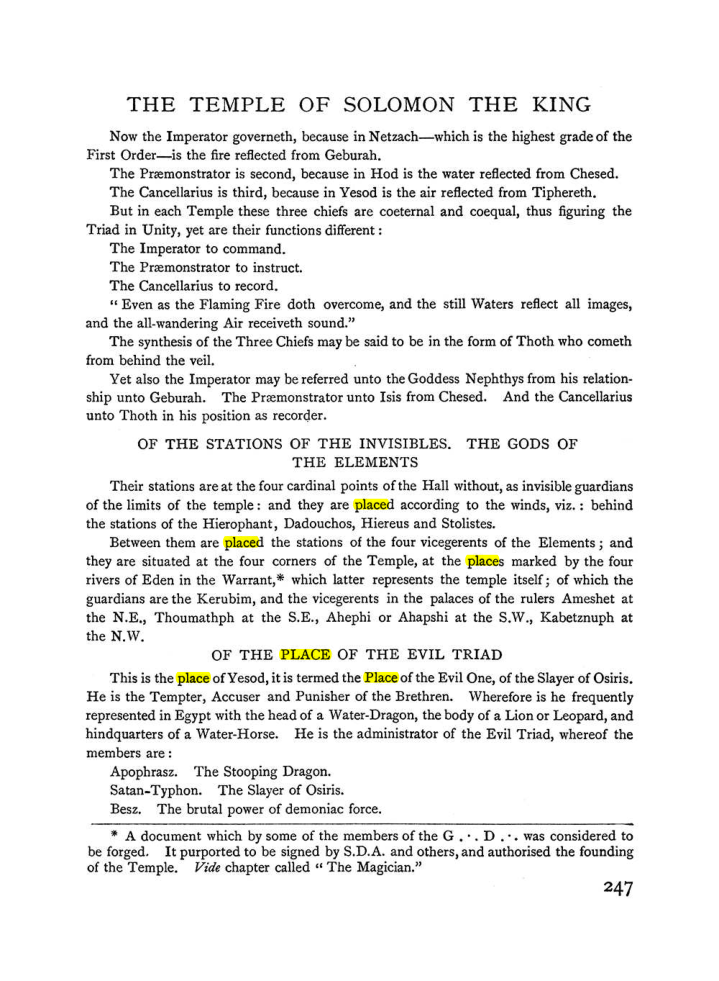 Original scan of The Equinox (Volume I, Number I), PDF page 255