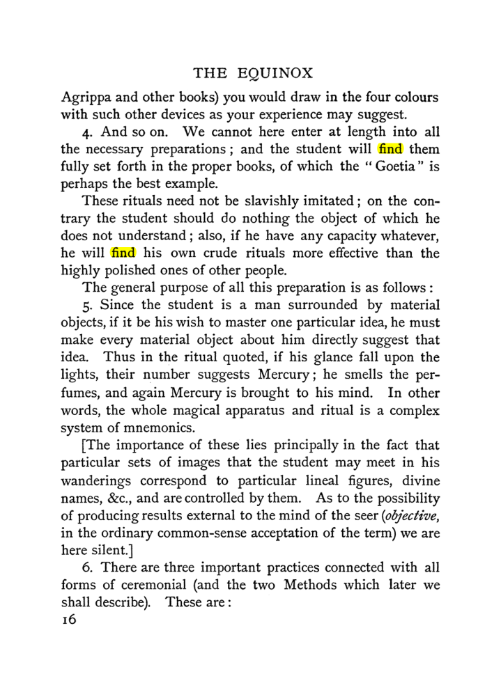Original scan of The Equinox (Volume I, Number I), PDF page 26