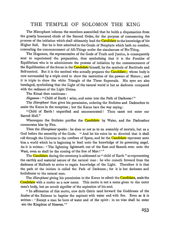 Original scan of The Equinox (Volume I, Number I), PDF page 261