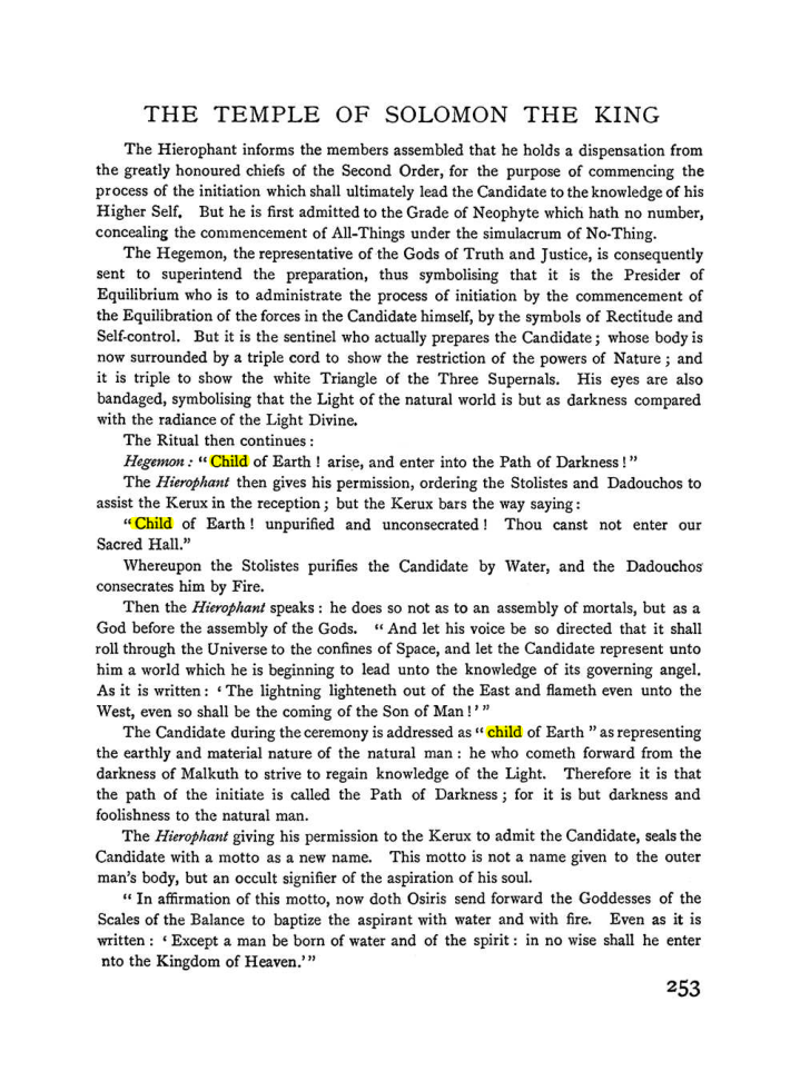 Original scan of The Equinox (Volume I, Number I), PDF page 261