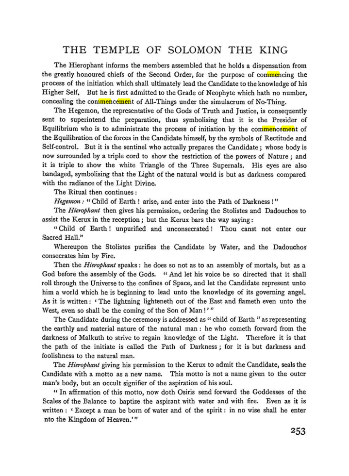 Original scan of The Equinox (Volume I, Number I), PDF page 261