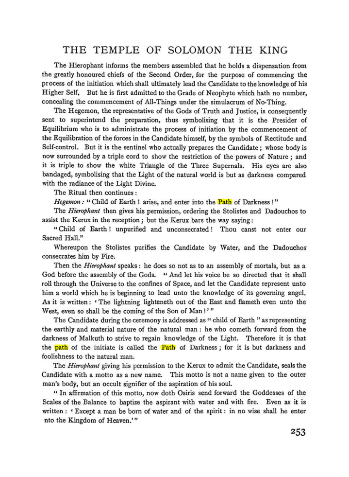 Original scan of The Equinox (Volume I, Number I), PDF page 261