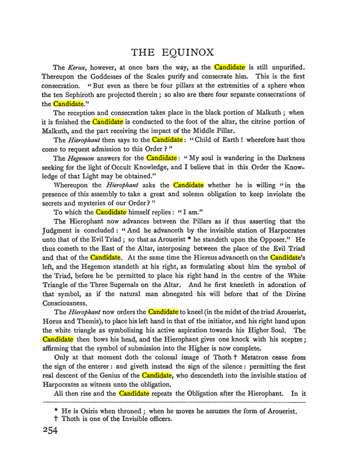 Original scan of The Equinox (Volume I, Number I), PDF page 262