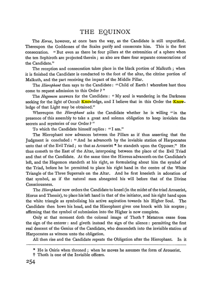 Original scan of The Equinox (Volume I, Number I), PDF page 262