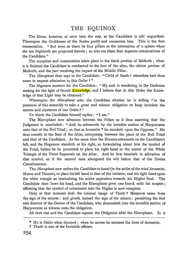 Original scan of The Equinox (Volume I, Number I), PDF page 262
