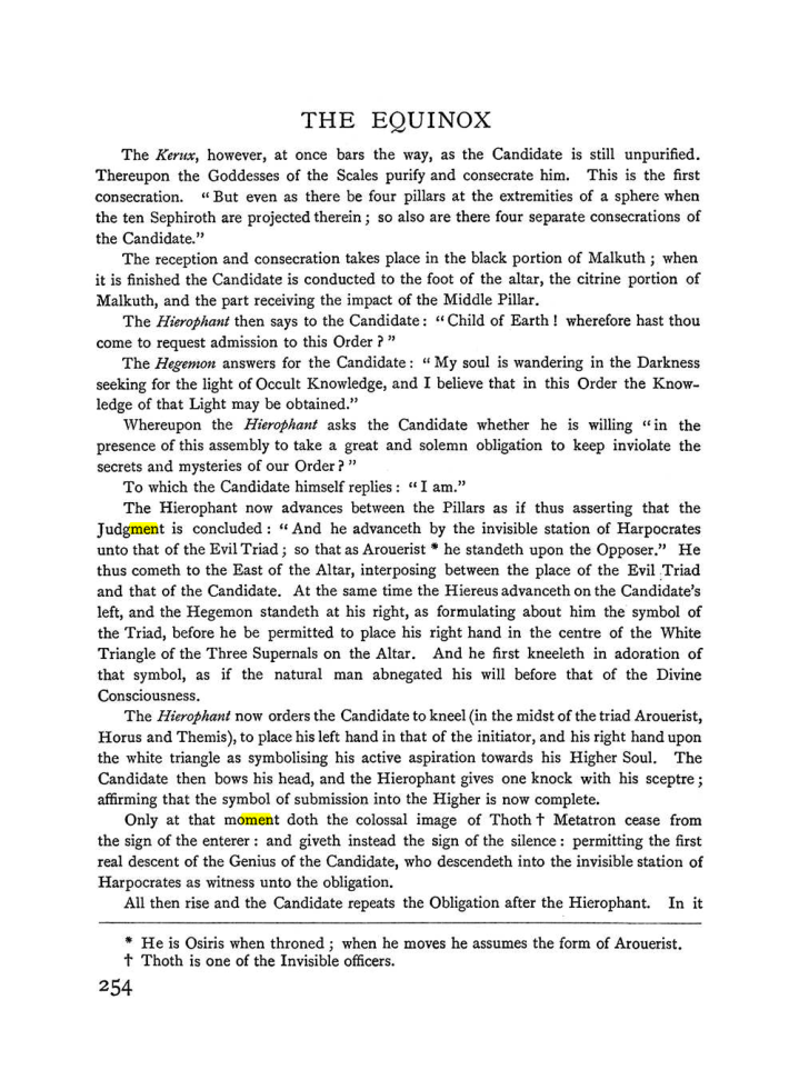 Original scan of The Equinox (Volume I, Number I), PDF page 262