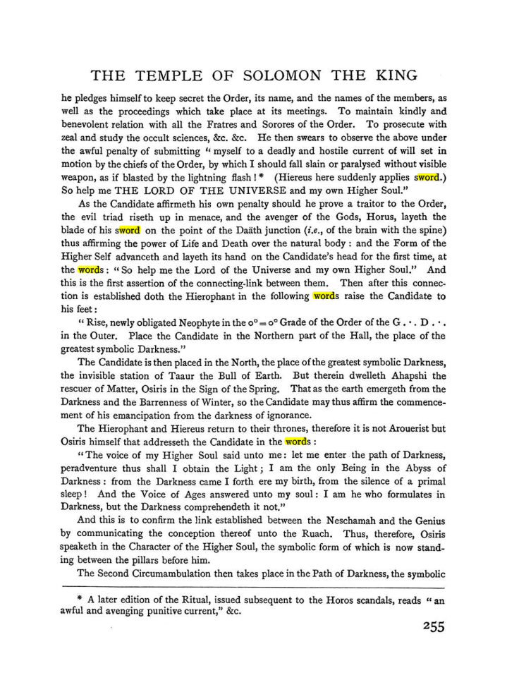 Original scan of The Equinox (Volume I, Number I), PDF page 263