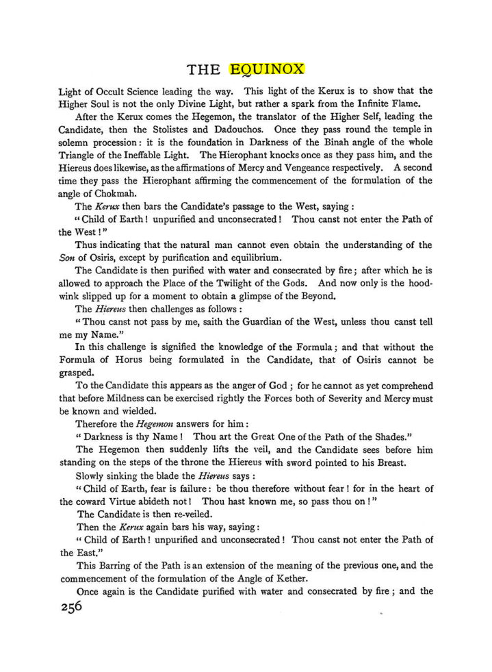 Original scan of The Equinox (Volume I, Number I), PDF page 264