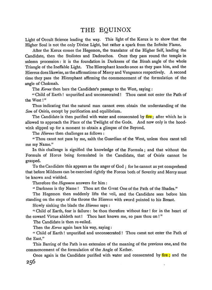 Original scan of The Equinox (Volume I, Number I), PDF page 264