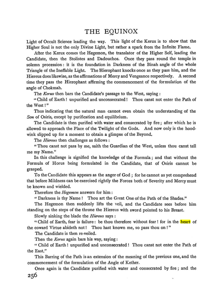 Original scan of The Equinox (Volume I, Number I), PDF page 264