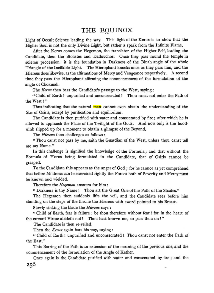 Original scan of The Equinox (Volume I, Number I), PDF page 264