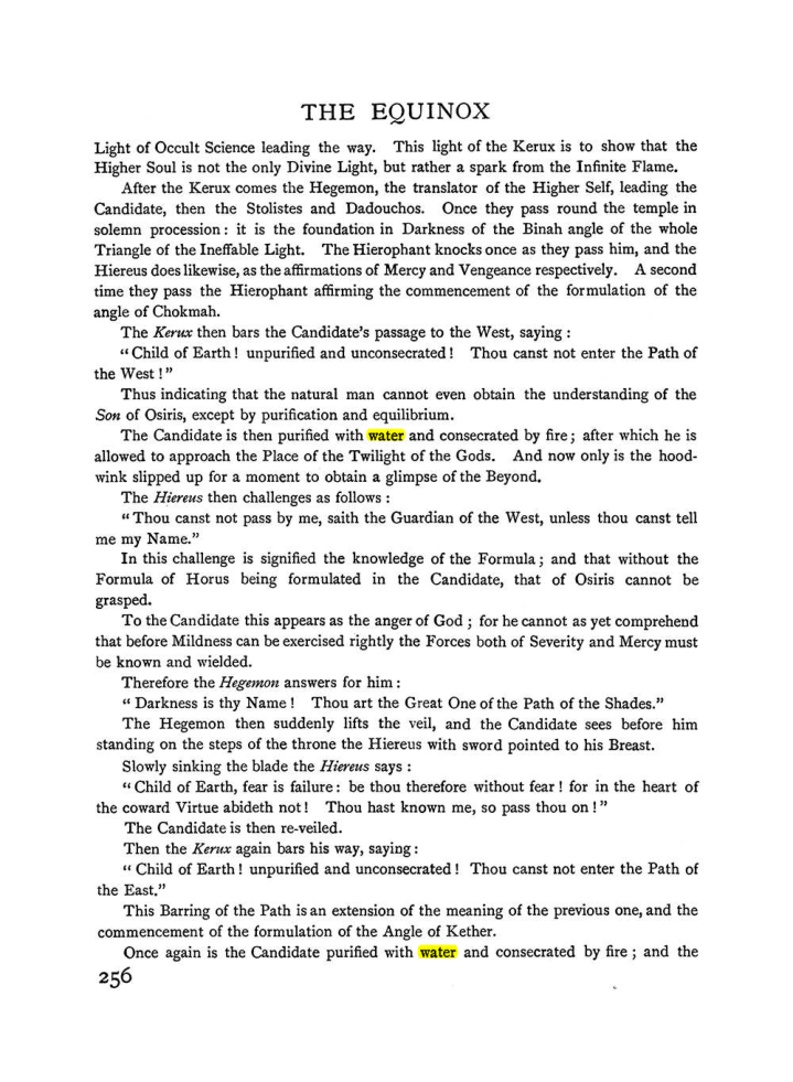 Original scan of The Equinox (Volume I, Number I), PDF page 264