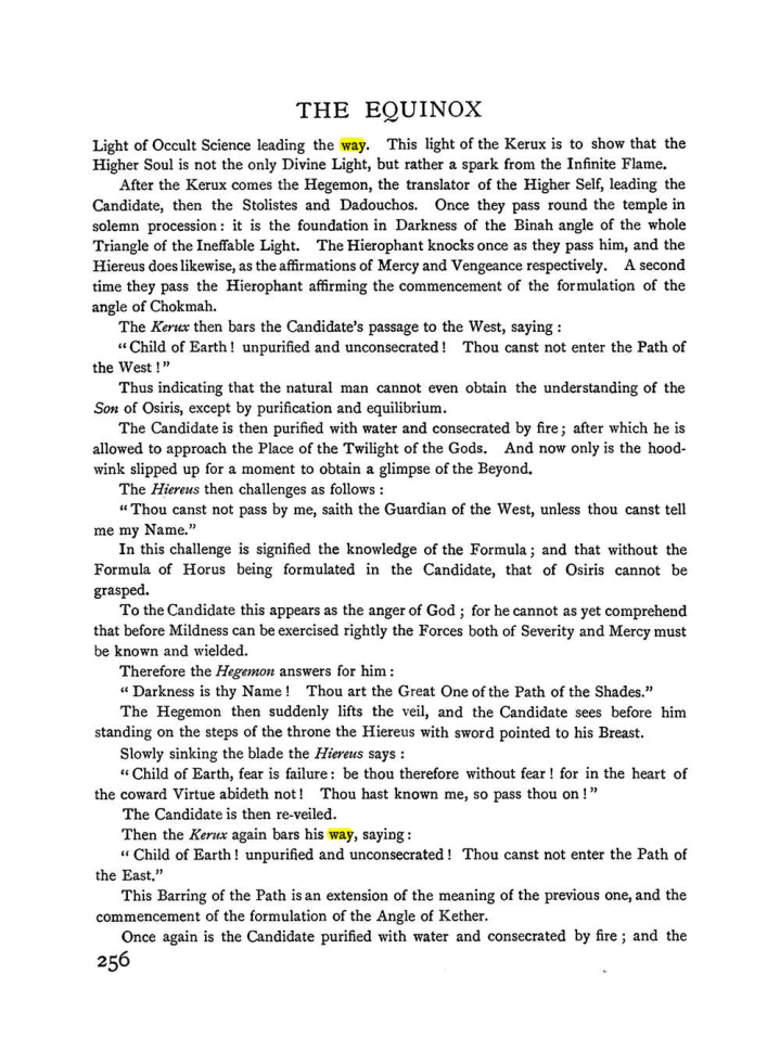 Original scan of The Equinox (Volume I, Number I), PDF page 264