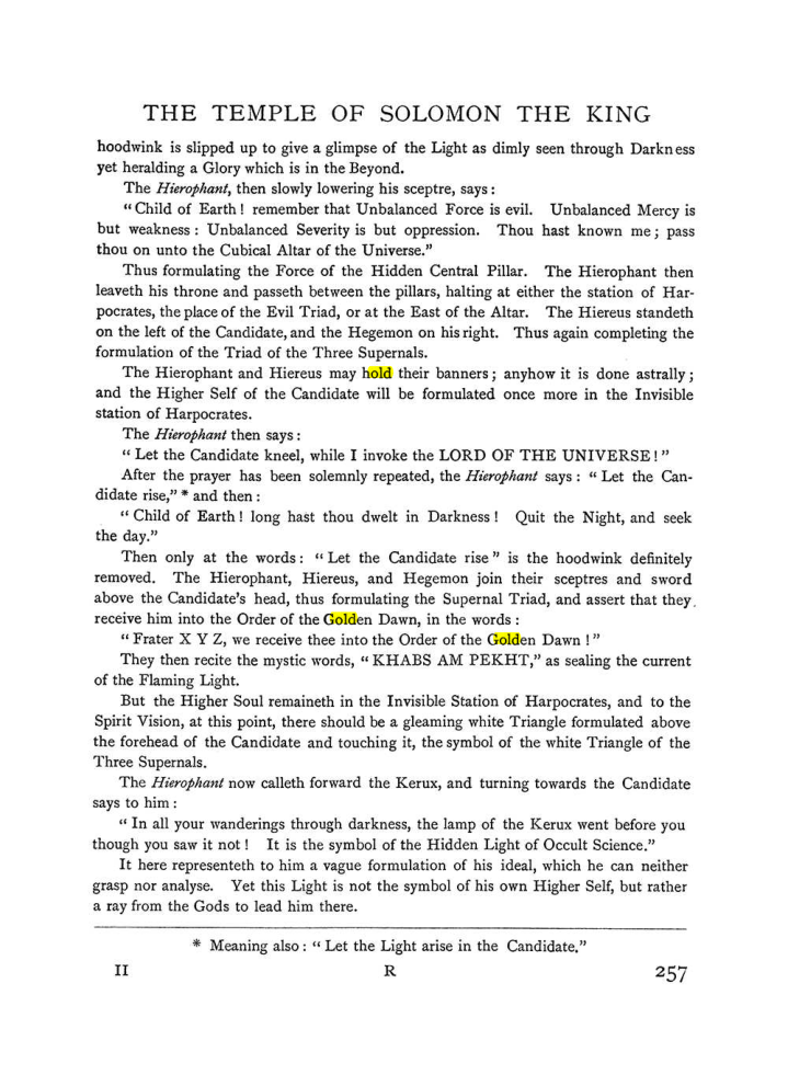 Original scan of The Equinox (Volume I, Number I), PDF page 265