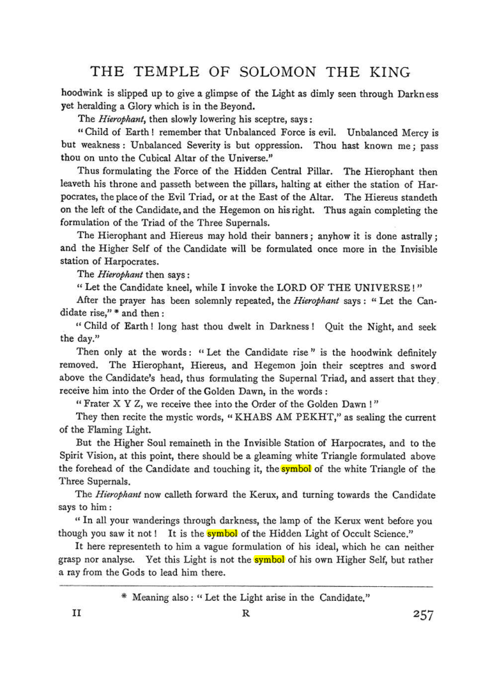 Original scan of The Equinox (Volume I, Number I), PDF page 265