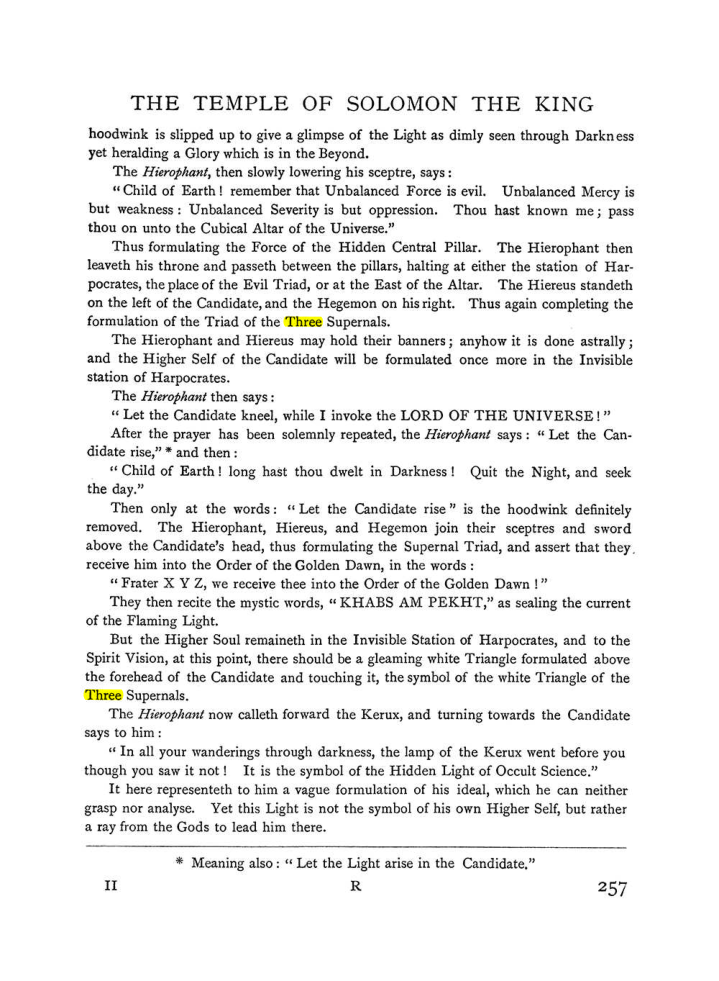 Original scan of The Equinox (Volume I, Number I), PDF page 265