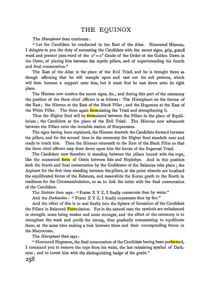Original scan of The Equinox (Volume I, Number I), PDF page 266
