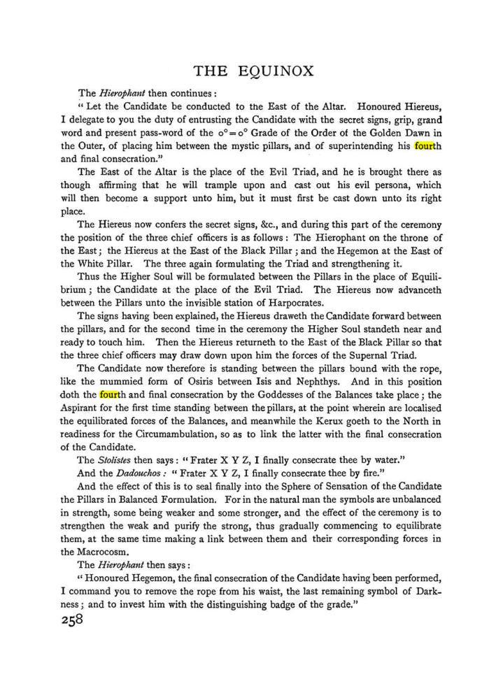 Original scan of The Equinox (Volume I, Number I), PDF page 266