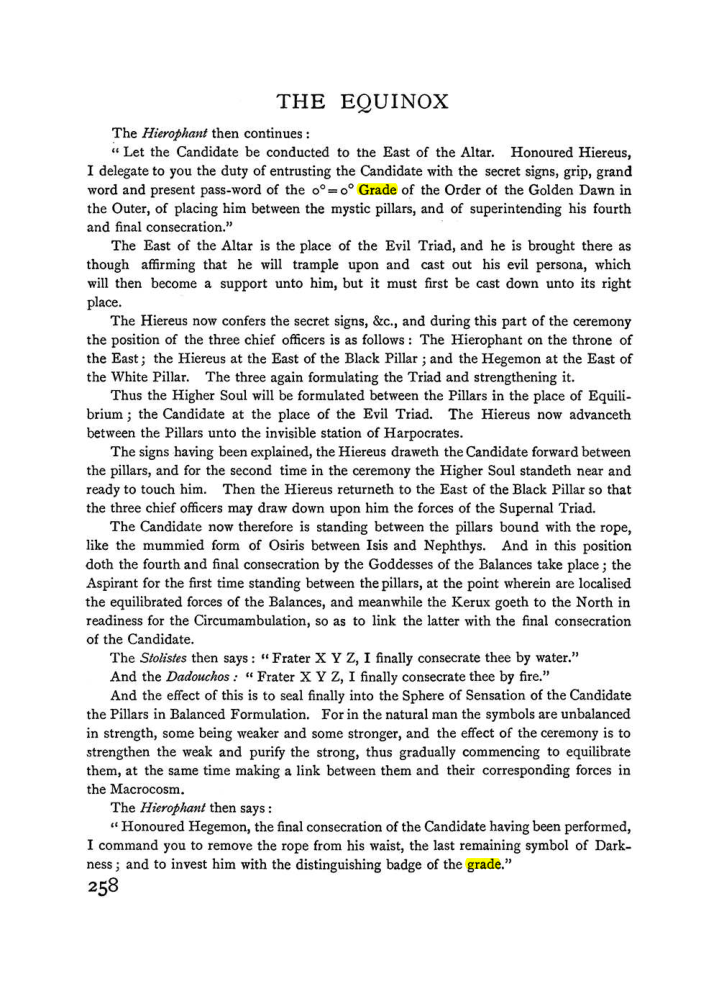 Original scan of The Equinox (Volume I, Number I), PDF page 266