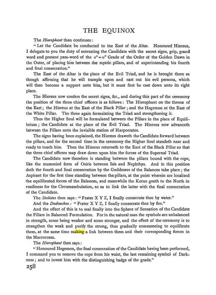Original scan of The Equinox (Volume I, Number I), PDF page 266