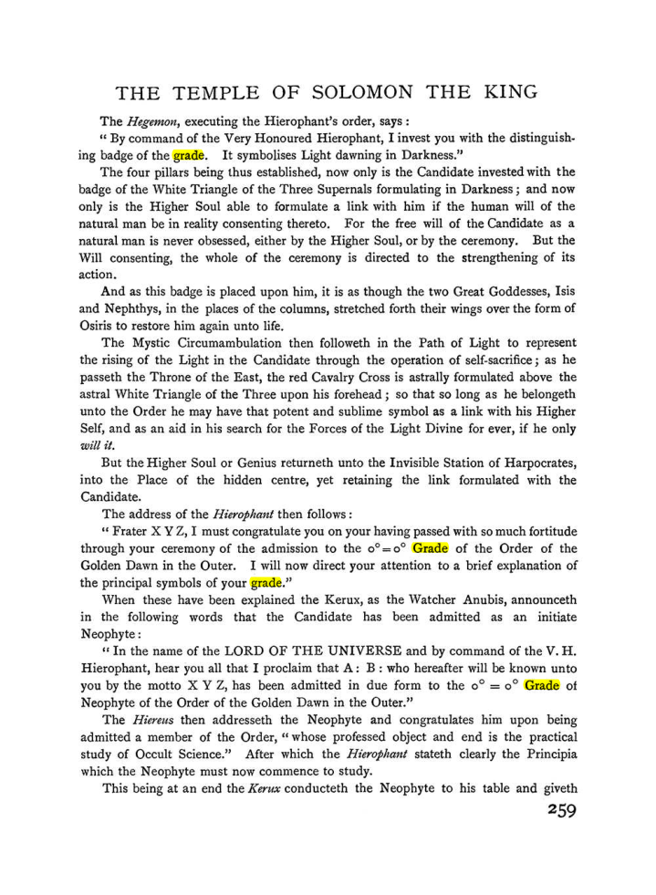 Original scan of The Equinox (Volume I, Number I), PDF page 267