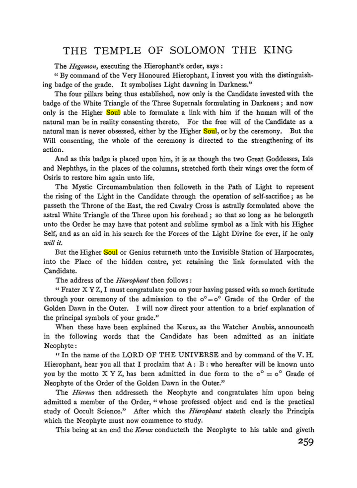 Original scan of The Equinox (Volume I, Number I), PDF page 267