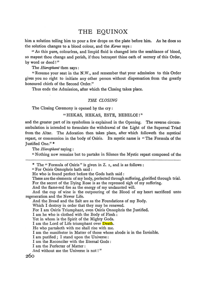 Original scan of The Equinox (Volume I, Number I), PDF page 268
