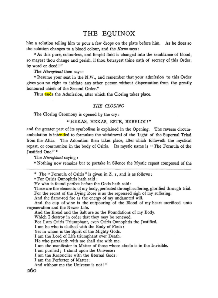 Original scan of The Equinox (Volume I, Number I), PDF page 268