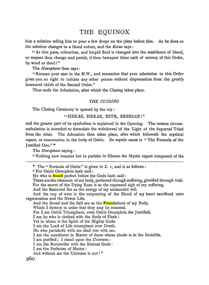 Original scan of The Equinox (Volume I, Number I), PDF page 268