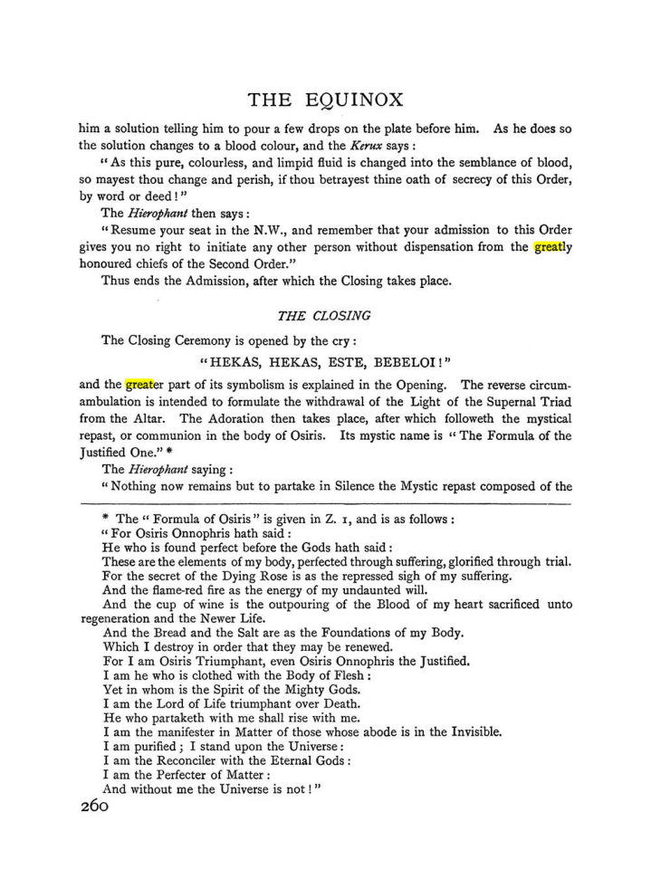 Original scan of The Equinox (Volume I, Number I), PDF page 268