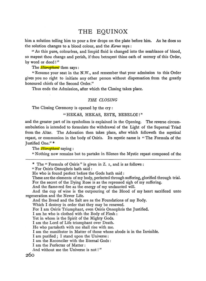 Original scan of The Equinox (Volume I, Number I), PDF page 268