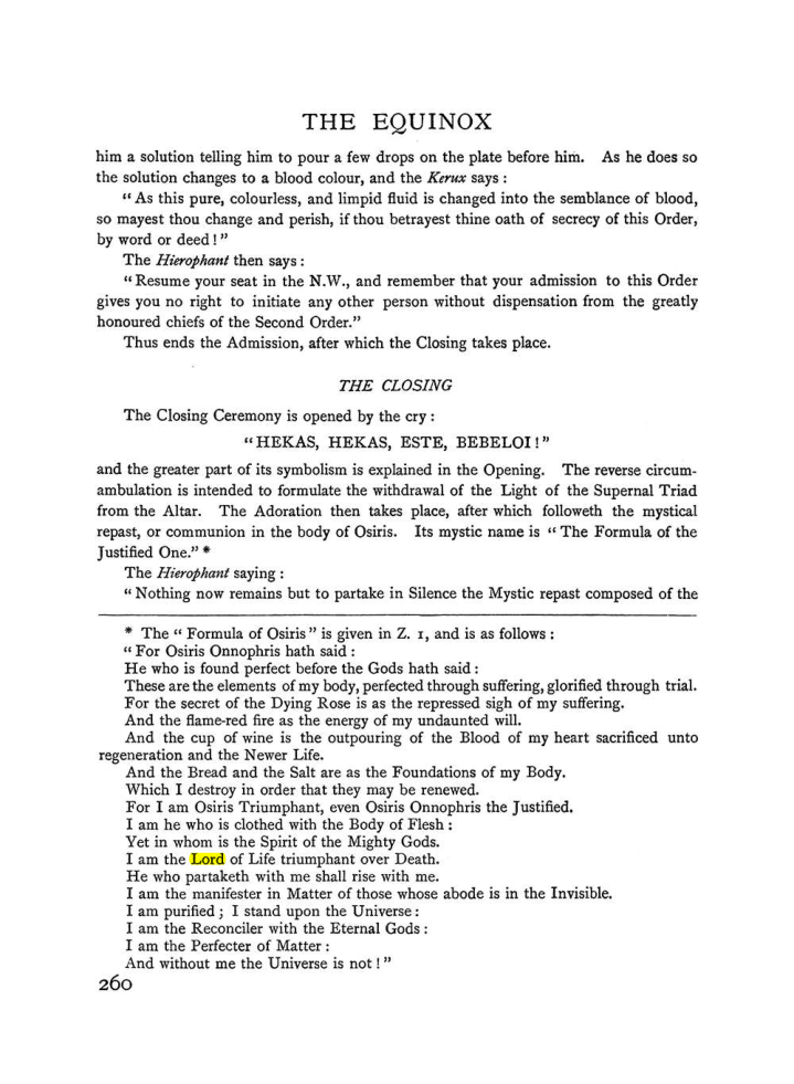Original scan of The Equinox (Volume I, Number I), PDF page 268