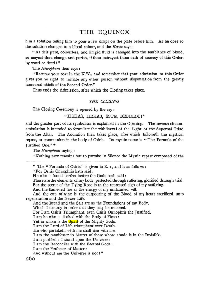 Original scan of The Equinox (Volume I, Number I), PDF page 268