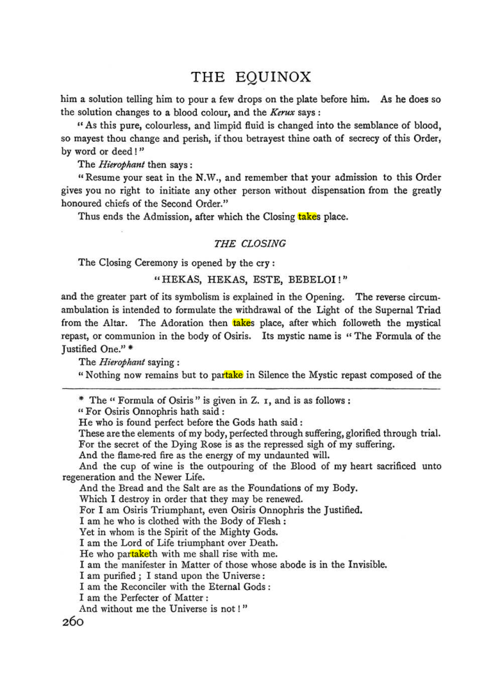 Original scan of The Equinox (Volume I, Number I), PDF page 268