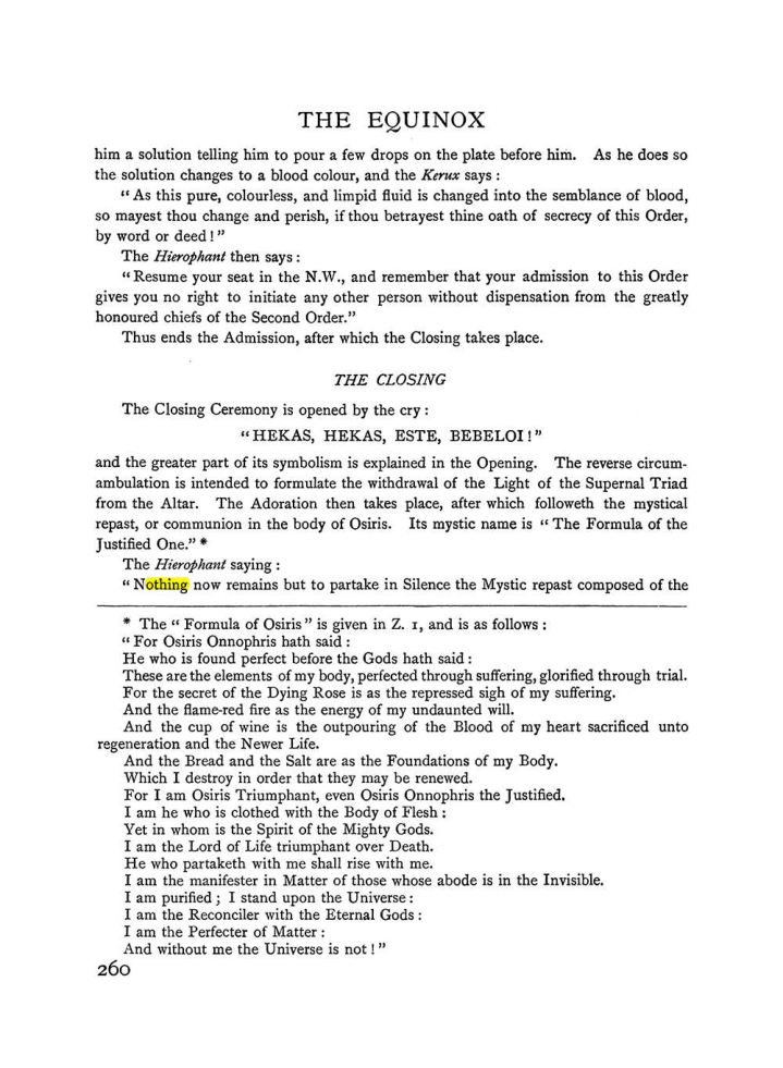 Original scan of The Equinox (Volume I, Number I), PDF page 268