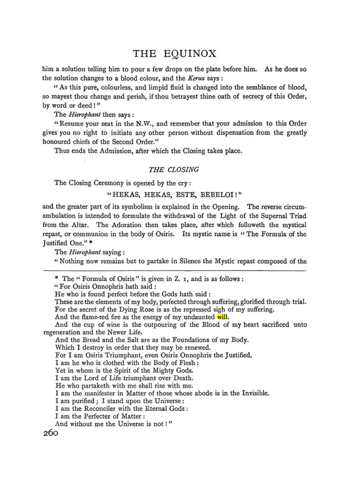 Original scan of The Equinox (Volume I, Number I), PDF page 268