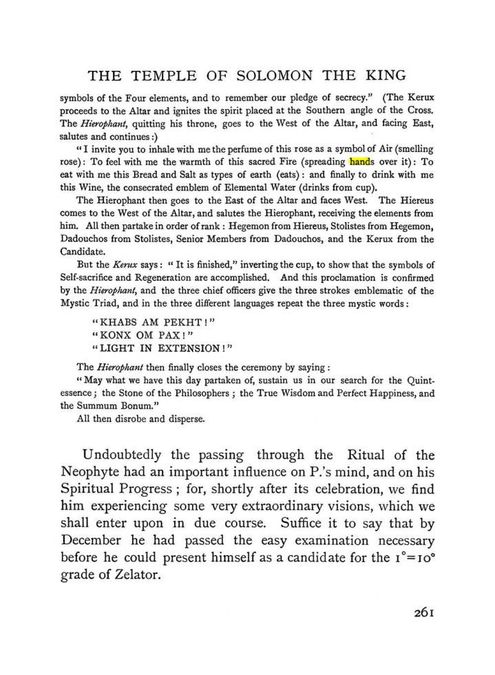 Original scan of The Equinox (Volume I, Number I), PDF page 269