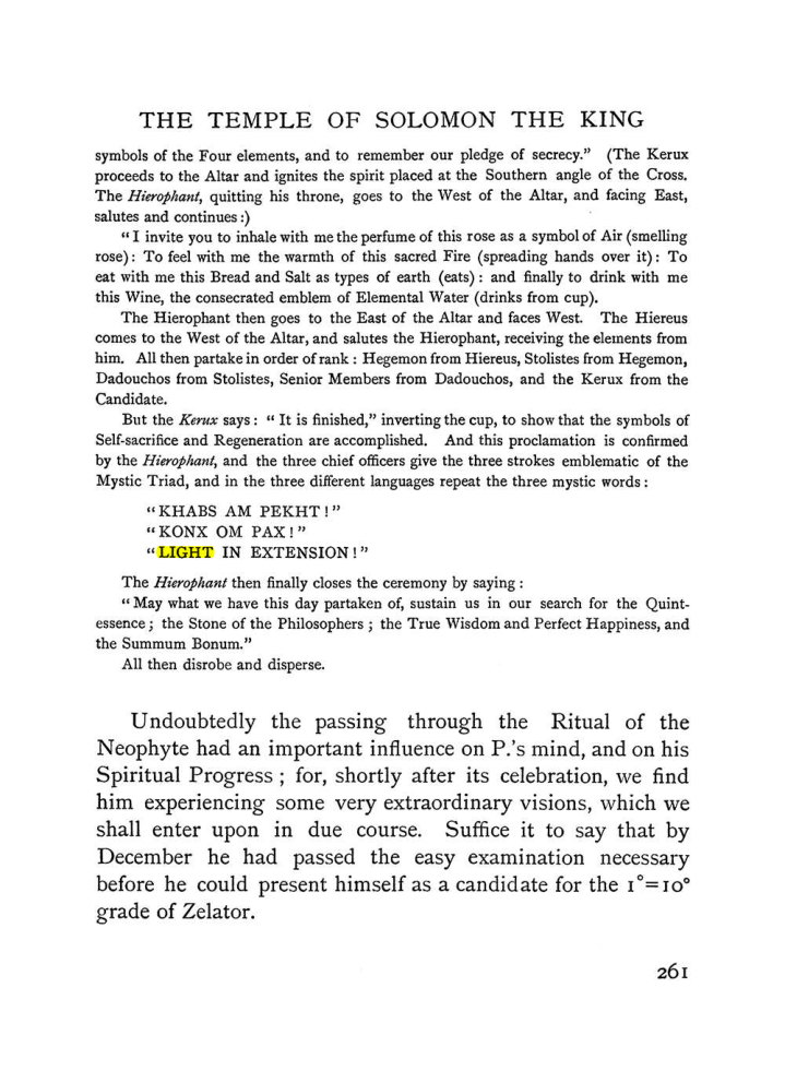 Original scan of The Equinox (Volume I, Number I), PDF page 269