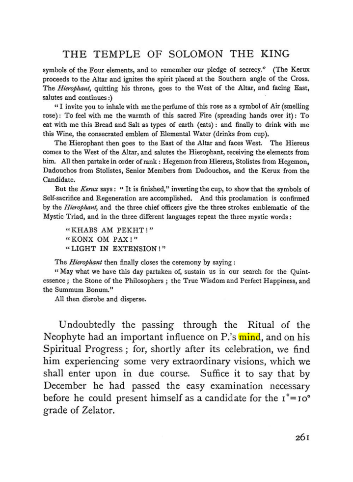 Original scan of The Equinox (Volume I, Number I), PDF page 269