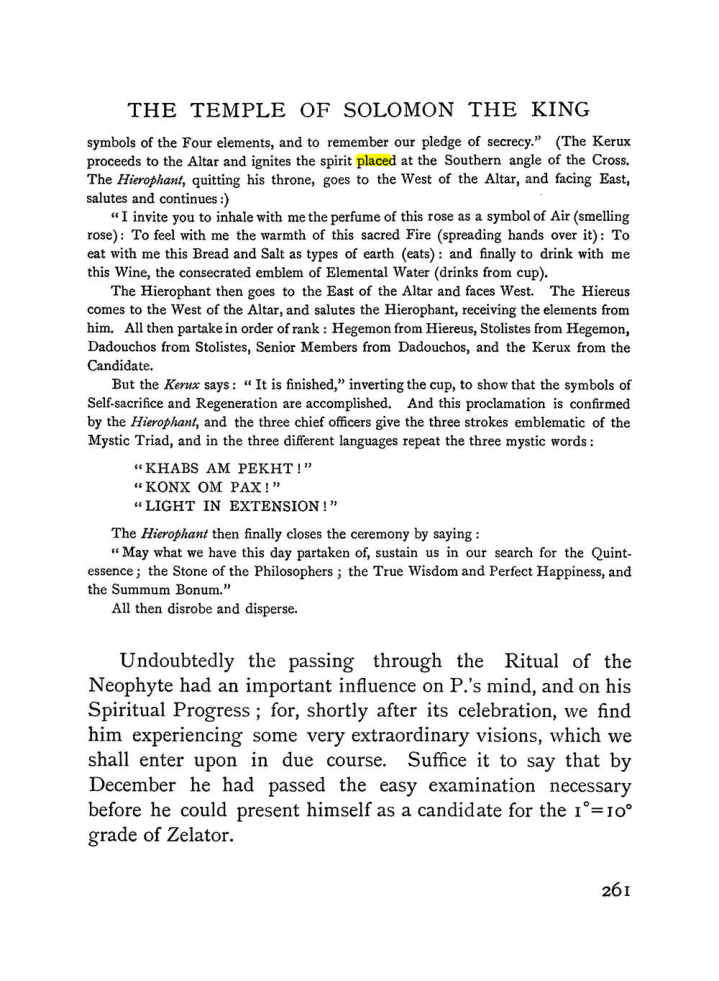 Original scan of The Equinox (Volume I, Number I), PDF page 269