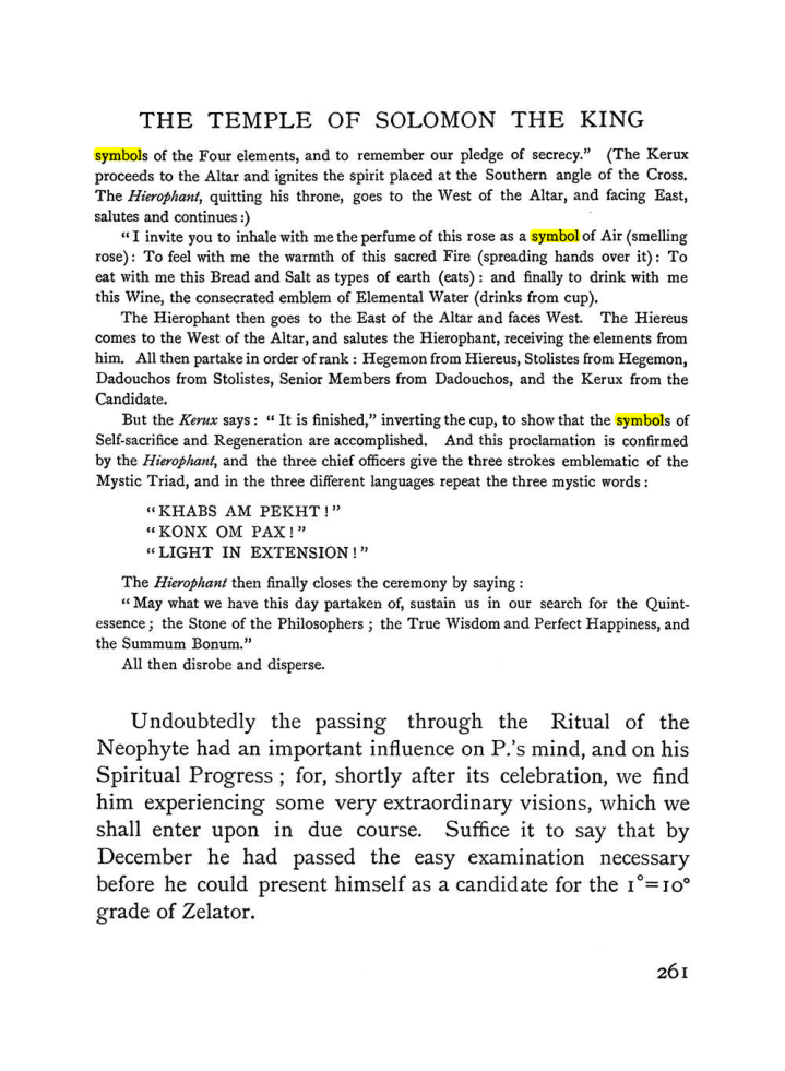 Original scan of The Equinox (Volume I, Number I), PDF page 269